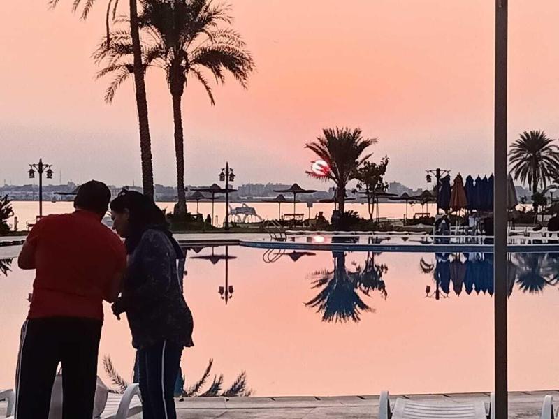 איסמעליה Tolip El Forsan Hotel מראה חיצוני תמונה Sunset at the Port of San Diego